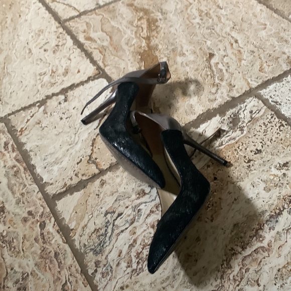 Kenneth Cole blac leather high heels Sz 9 - Picture 5 of 5